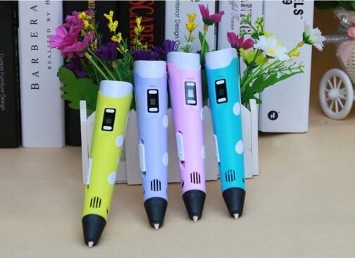 3D print pen 3D pen two generation graffiti 3D stereoscopic paintbrush children puzzle painting toys - Image 2