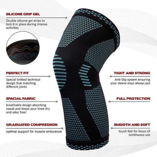 Sports Knee Pads Knitted Sports Knee Pads – Image 2