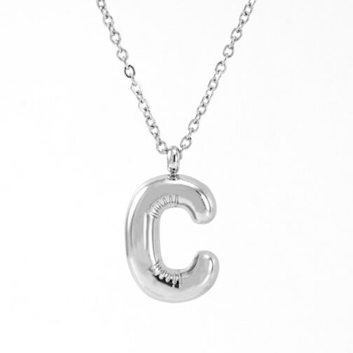 Fashion Letter Necklace Female Stainless Steel - Image 7