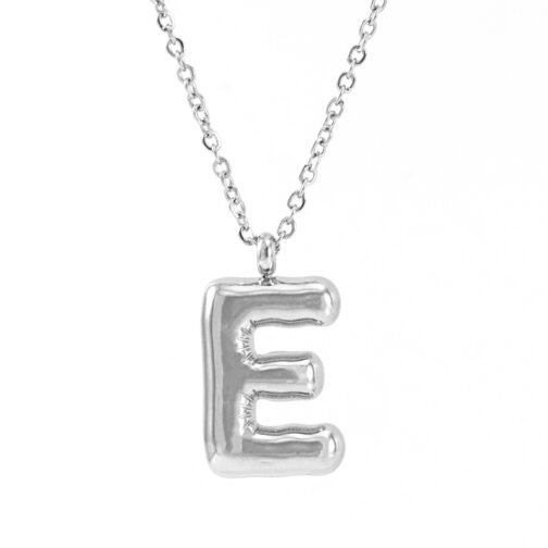 Fashion Letter Necklace Female Stainless Steel - Image 9