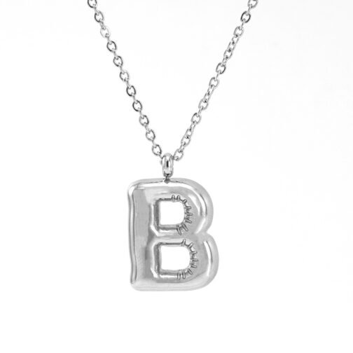 Fashion Letter Necklace Female Stainless Steel - Image 6