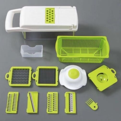 12 In 1 Manual Vegetable Chopper Kitchen Gadgets Food Chopper Onion Cutter Vegetable Slicer - Image 8