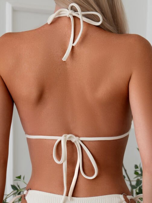 Sexy Bikini Set Summer Side Tie Thong Bandage Style Swimsuit Womens Clothing – Image 5