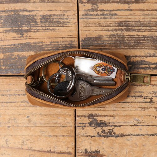 Men's Leather Multi-functional Clutch Coin Purse - Image 3