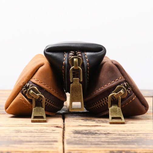 Men's Leather Multi-functional Clutch Coin Purse - Image 2