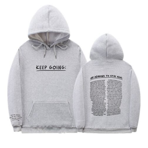 Letter Printing Long-sleeved Drawstring Hooded Sweatshirt With Pockets Fashion Sports Hoodie Womens Clothing – Image 4